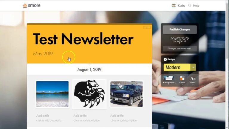 Smore newsletter