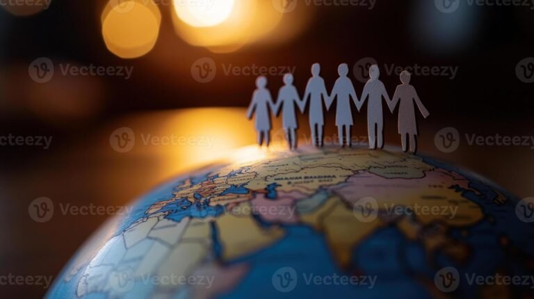 people over papers map