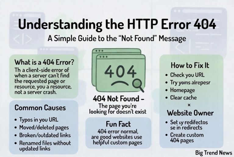 Understanding the HTTP Error 404: A Simple Guide to the “Not Found” Message http error 404